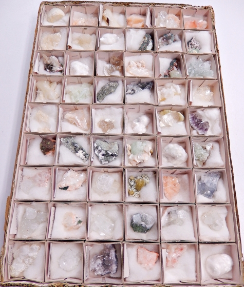 Wholesale-Flat - set of 54 - Minerals For Sale - #2023726